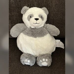 Little Miracles Gray Panda Bear 13" Plush Toy